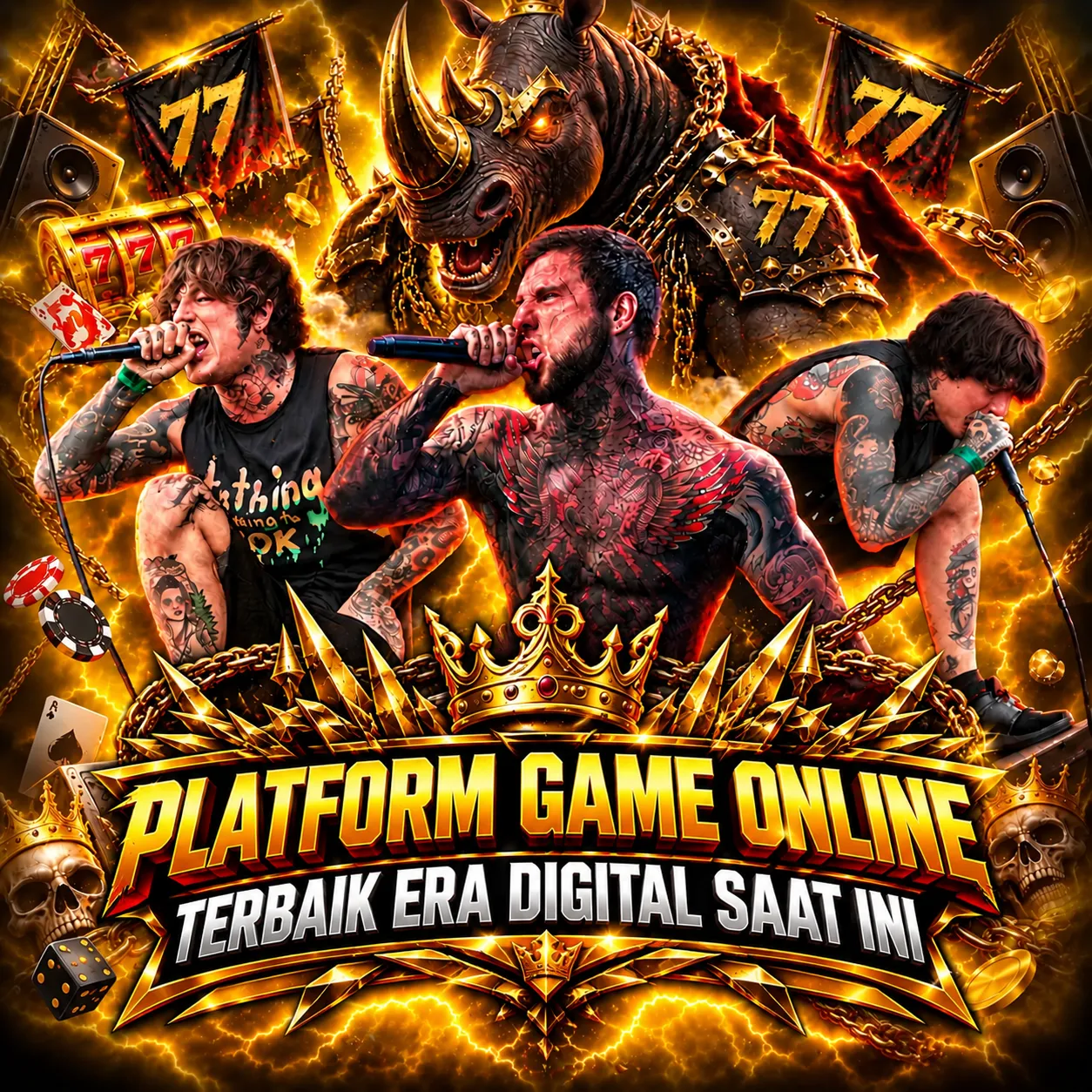 Thumbnail 1 of 3, Poster, KKSLOT777 : Visual Kece dengan Nuansa Game yang Makin Hidup Ya Bro designed and sold by KKSLOT777.